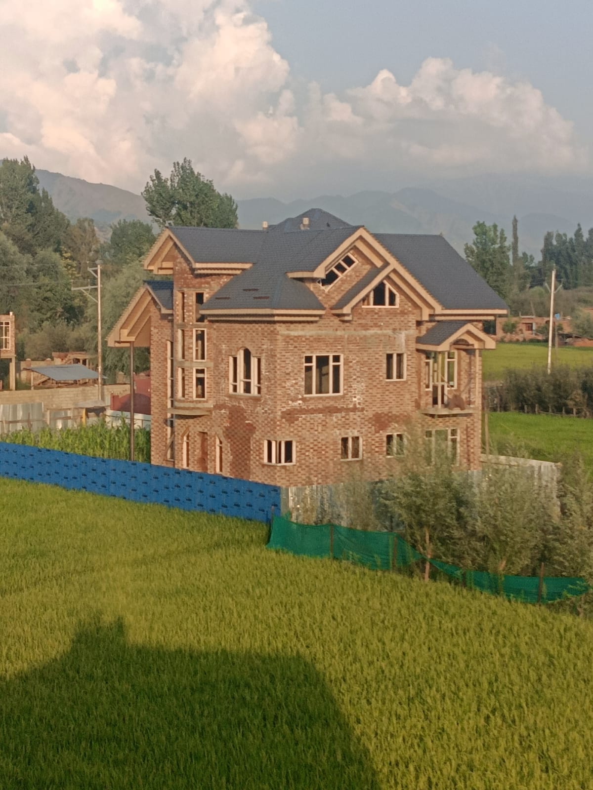 Residential roofing project in Anantnag